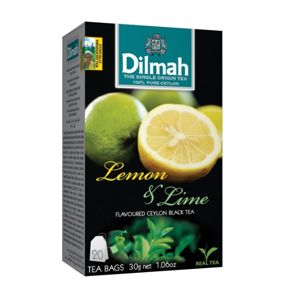 Dilmah Čaj čierny, Citron, Limetka 20 ks