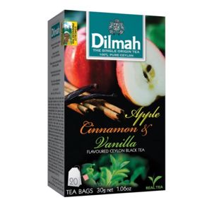 Dilmah Čaj čierny Jablko Škorica Vanilka 20 ks