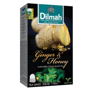 Dilmah Čaj čierny, Zázvor, Med 20 ks
