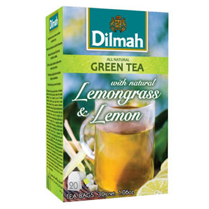 Dilmah Čaj zelený Citrónová tráva, Citron 20 ks