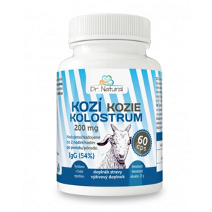 Dr. Natural Kozí Kolostrum IgG 54% 200 mg 60 kapslí