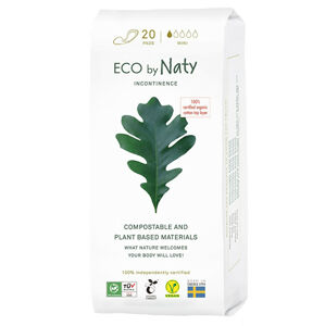 Eco by Naty Dámské ECO inkontinenční vložky Naty - mini (20 ks)