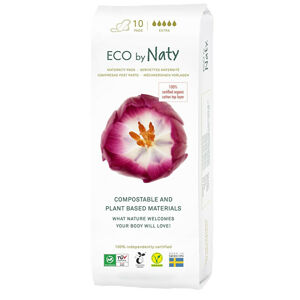 Eco by Naty Dámské ECO mateřské vložky po porodu Naty (10 ks)
