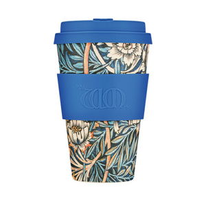 Ecoffee cup "Lilly" William Morris bambusový pohár 400 ml