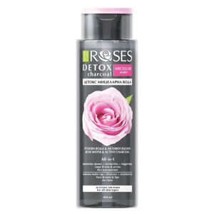 ELLEMARE Detox ikační micelárna voda Roses Detox Charcoal (Micellar Water) 400 ml