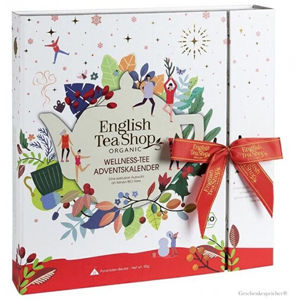 English Tea Shop Adventný kalendár kniha Wellness BIO 25 pyramidek