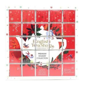 English Tea Shop Adventný kalendár Puzzle červenej BIO 25 pyramidek