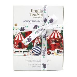 English Tea Shop Darčeková kolekcia Vianočné biela BIO 12 pyramidek