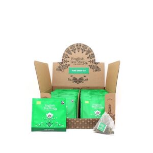 English Tea Shop Zelený čaj čistý - sypaný čaj v pyramídke BIO 50 ks