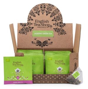 English Tea Shop Zelený čaj s jazmínom - sypaný čaj v pyramídke BIO 50 ks