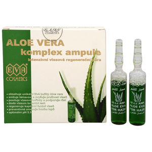 Eva Cosmetics Aloe Vera Vlasové ampulky 5 x 10 ml