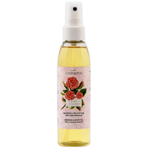MANUFAKTURA Exkluzívny masážny & telový olej s ružou 155 ml