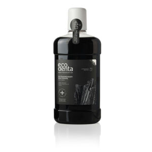 Ecodenta Extra bieliaca ústna voda s čiernym uhlím (Extra Whitening Mouthwash With Black Charcoal ) 500 ml