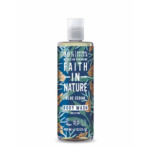 Faith in Nature Prírodné sprchový gél Modrý céder ( Body Wash) 400 ml