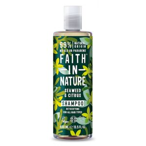 Faith in Nature Prírodné šampón s morskou riasou pre všetky typy vlasov ( Detox ifying Shampoo) 400 ml