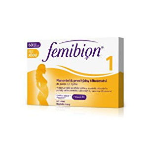 FEMIBION Femibion 1 Plánovanie a 1.trimestr 60 tabliet bez jódu