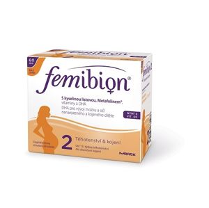 FEMIBION Femibion 2 s vitamínem D3 bez jódu 60 tablet + 60 tobolek
