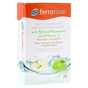 Ferrotone® Ferrotone® 14-dňové balenie - Jablko s vitamínom C 14 x 25 ml -ZĽAVA - POŠKODENÝ OBAL + 2 mesiace na vrátenie tovaru