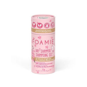 Foamie Suchý šampón pre hnedé a tmavé vlasy Berry Brunette (Dry Shampoo) 40 g
