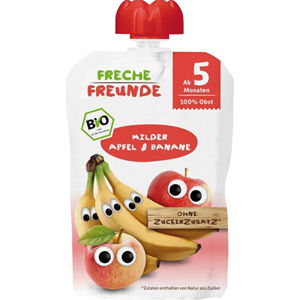 Freche Freunde BIO Ovocná kapsička Jablko a banán 100 g