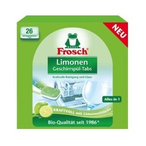 Frosch Frosch EKO Tablety do umývačky všetko v 1 Citrón 26 tabliet - ZĽAVA - poškodená etiketa
