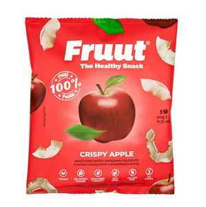 Fruut Sušené jablčné chrumkavé plátky (červené jablko) 20 g