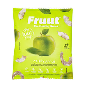 Fruut Sušené jablčné chrumkavé plátky (zelené jablko) 20 g