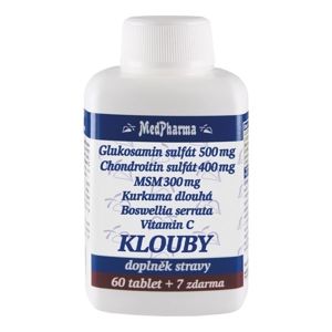 MedPharma Glukosamín + chondroitín + MSM - KĹBY 60 tbl. + 7 tbl. ZD ARMA
