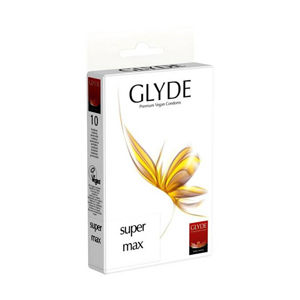 Glyde Glyde Vegánskej kondómy Supermax 10 ks