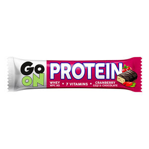 Vieste GO ON Proteínová tyčinka s brusnicami a goji 50 g