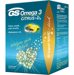 Green-Swan GS Omega 3 Citrus + D 100 + 50 kapslí DARČEK 2021