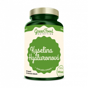 GreenFood Nutrition Kyselina Hyaluronová 60 kapsúl