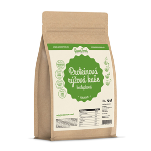 GreenFood Nutrition Proteínová ryžová kaša bezlepková kakaová 500 g