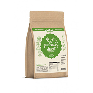 GreenFood Nutrition Rýchly proteínový dezert vanilka 400 g