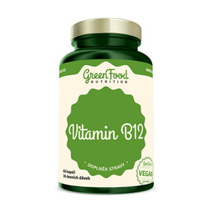 GreenFood Nutrition Vitamín B12 60 kapsúl