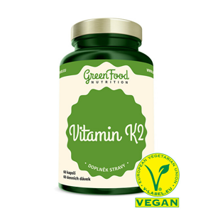 GreenFood Nutrition Vitamin K2 60 kapslí GF