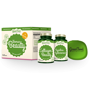 GreenFood Nutrition Woman Beauty + Pillbox 100 g -ZĽAVA - POŠKODENÁ ŠKATUĽA