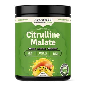 GreenFood Performance nápoj Citrulline Malate 420 g Tangerine