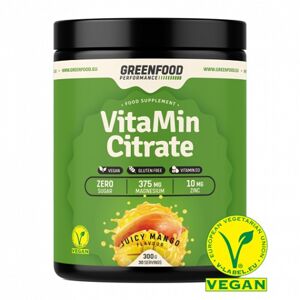 GreenFood Performance nápoj VitaMin Citrate 300 g Raspberry