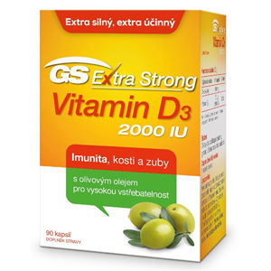 GreenSwan GS Extra Strong Vitamín D3 2000 IU 90 kapsúl