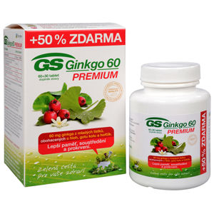 GreenSwan GS Ginkgo 60 Premium 60+30 tabliet ZD ARMA