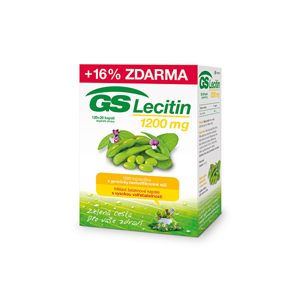 GreenSwan GS Lecitín 1200 mg 120 + 20 kapsúl -ZĽAVA - POŠKODENÁ ŠKATUĽA