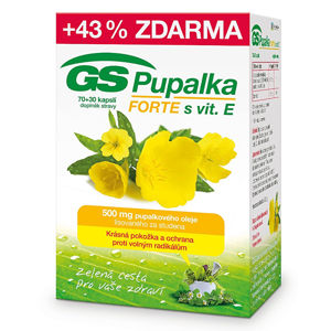 GreenSwan GS Pupalka Forte s vitamínom E 70 kapsúl + 30 kapsúl ZD ARMA - ZĽAVA - POŠKODENÁ ŠKATUĽA