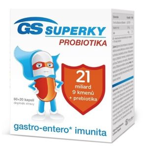 GreenSwan GS Superky probiotiká 60 + 20 kapslí