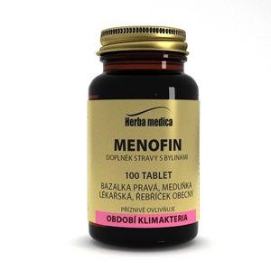 HerbaMedica Menofin - hormonálna rovnováha, 100 tbl.