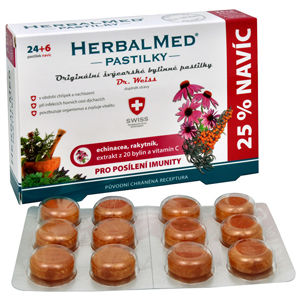 Simply You HerbalMed pastilky Dr. Weiss pre posilnenie imunity 24 pastiliek + 6 pastiliek ZADARMO