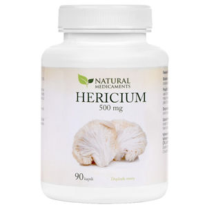 Natural Medicaments Hericium 500 mg 90 kapsúl - ZĽAVA - poškodená etiketa