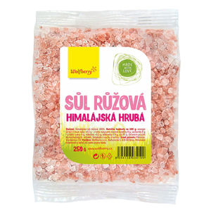 Wolfberry Himalájska soľ ružová hrubá 250 g