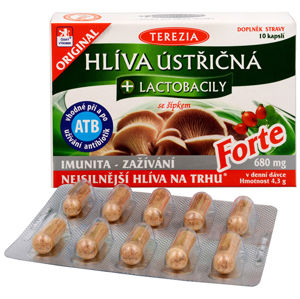 Terezia Company Hliva ustricovitá + lactobacily FORTE 10 kapsúl