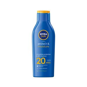 Nivea Hydratačné mlieko na opaľovanie SPF 20 Sun (Protect & Moisture Lotion) 200 ml
